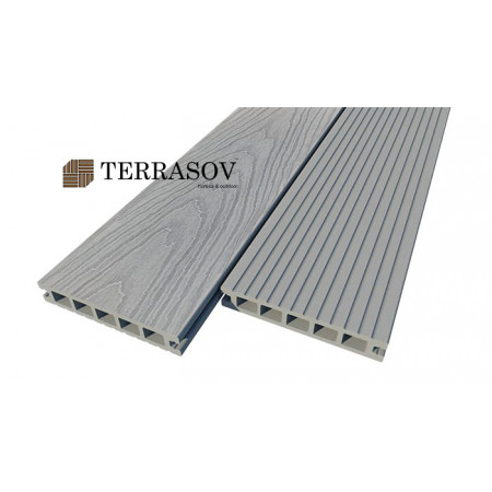 Террасная доска TERRASOV Vista 3d  150x26  (без НДС) (Белая ночь)