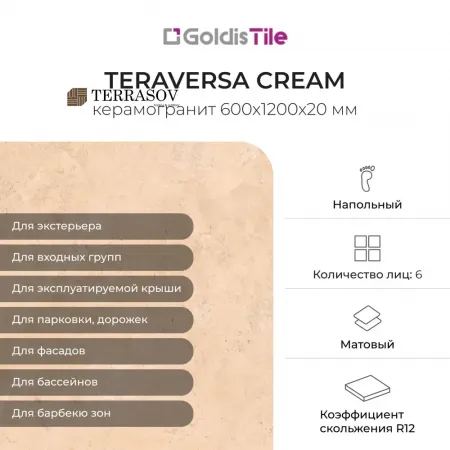 Керамогранит Jupiter Cream  60*60*2
