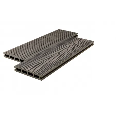 Террасная доска TERRASOV MODERN 3D 146x24  (Графит)