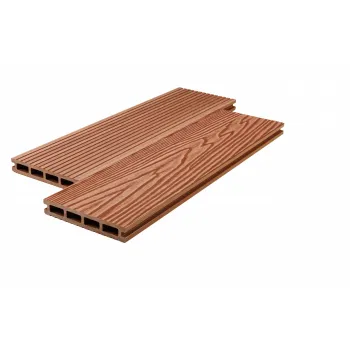 Террасная доска TERRASOV MODERN 3D 146x24 (Красное дерево)