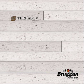 Террасная доска BRUGGAN multicolor smoke white (белый)