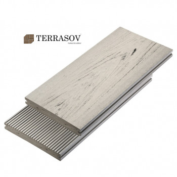 Террасная доска BRUGGAN multicolor smoke white (белый)