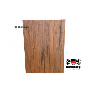 Террасная доска ДПК Bamberg Solid Fossiled, African Bubinga