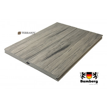 Террасная доска ДПК Bamberg Solid Fossiled, English Barnwood