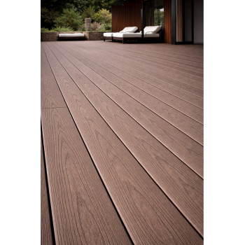 Террасная доска TERRASOV VISTA CLASSIK 2D 25х140 (Венге)