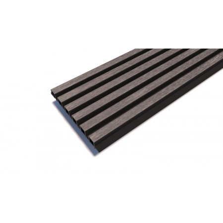 Реечная панель LINES ULTRA Smoke gray