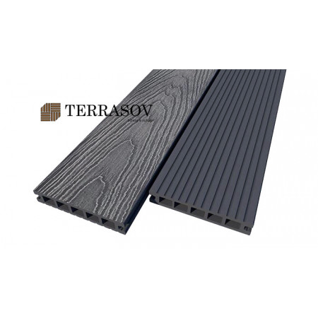 Террасная доска TERRASOV Vista 3d 150x26   (без НДС) (Серый)