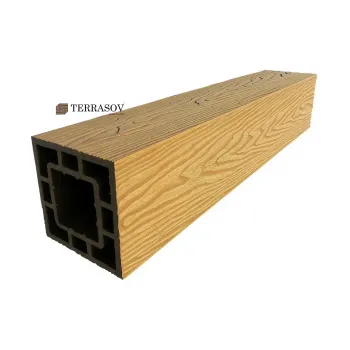Натуральный 3D (Рамка для столба (ДПК))
