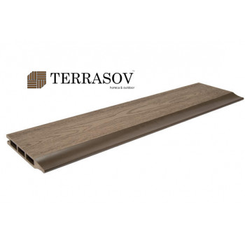 Заборная доска NEXTWOOD шип-паз  (Темно-коричневый)
