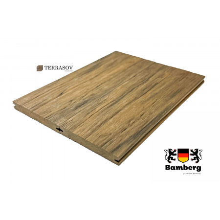 Террасная доска ДПК Bamberg Solid Fossiled, Lebanese Cedar
