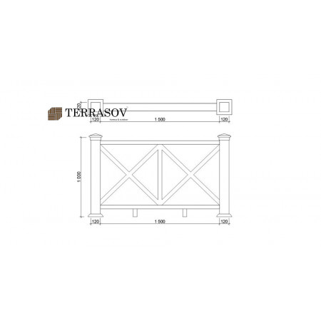 Ограждение TERRASOV #4