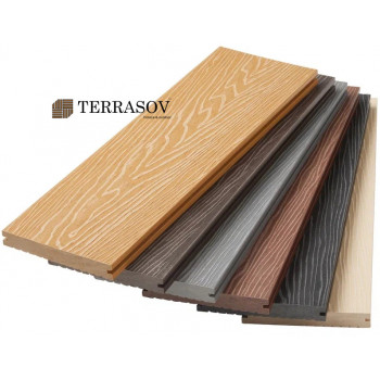 Террасная доска TERRASOV MASSIVE 3D полнотелая все цвет
