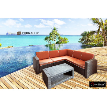 Комплект мебели Rattan Premium Corner, венге