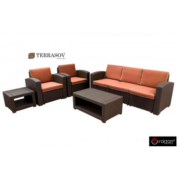 Комплект мебели Rattan Premium 5, венге