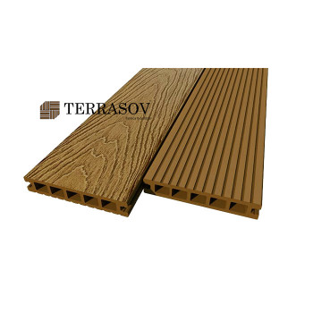 Террасная доска TERRASOV Vista 3d  150x26  (без НДС) (Дуб)